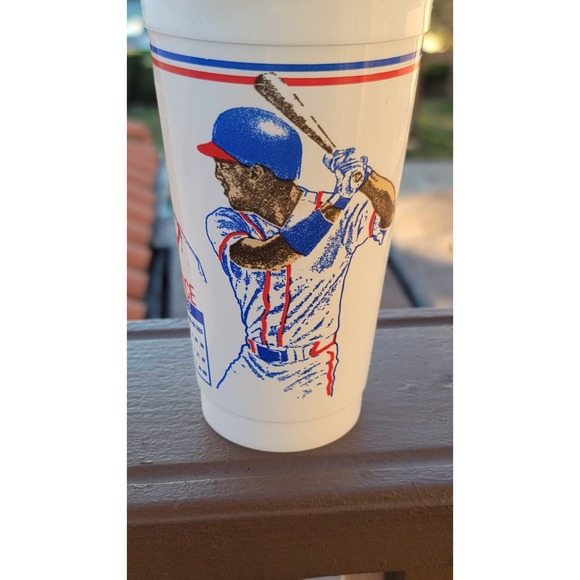 Vtg 1992 MSA Dave Justice Atlanta Braves MLB ICEE Souvenir Cup - Picture 3 of 5